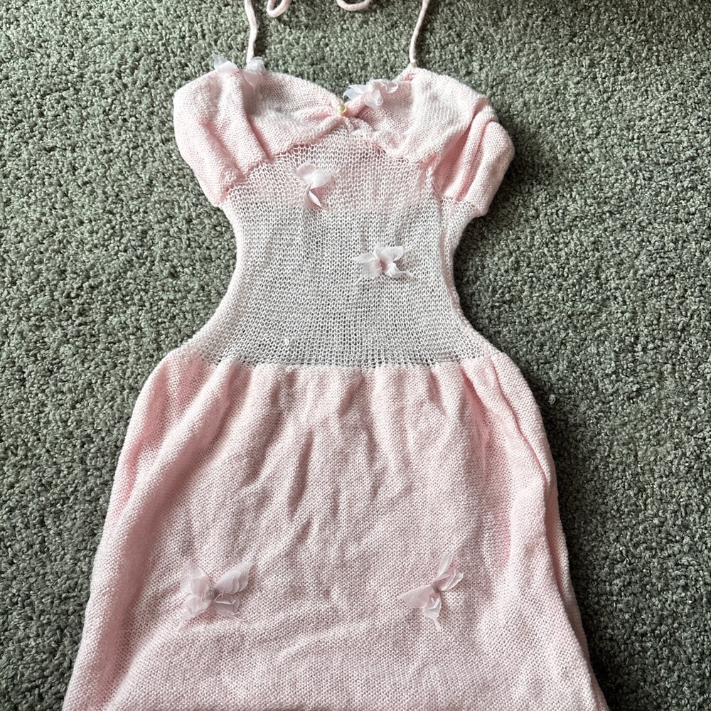 SHEIN Soft Pink Knit Garment